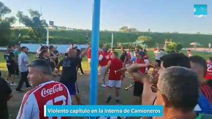 Violento capítulo en la interna de Camioneros