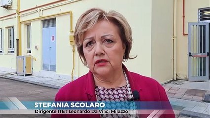 Milazzo, incendio all'istituto Da Vinci: lezioni sospese