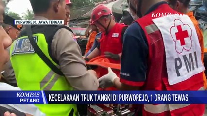 Porak-Poranda! Truk Terguling Tabrak Mobil di Purworejo, Satu Orang Tewas | KOMPAS PETANG