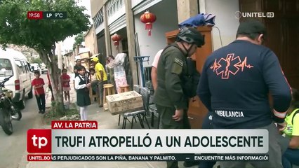 Adolescente sufre una lesión en la cabeza tras ser atropellado por un minibús cuando intentaba cruzar la calle
