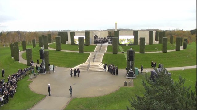 UK's Princess Kate attends Remembrance Day ceremony at National Memorial Arboretum