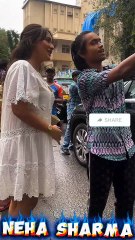 Bollywood Actress Neha Sharma With Fans 🥰