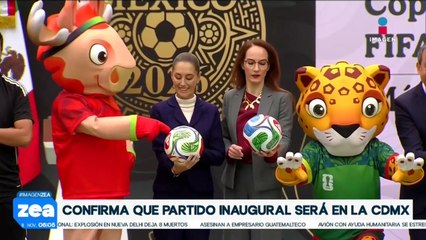 Claudia Sheinbaum presenta la Copa Mundial de la FIFA 2026