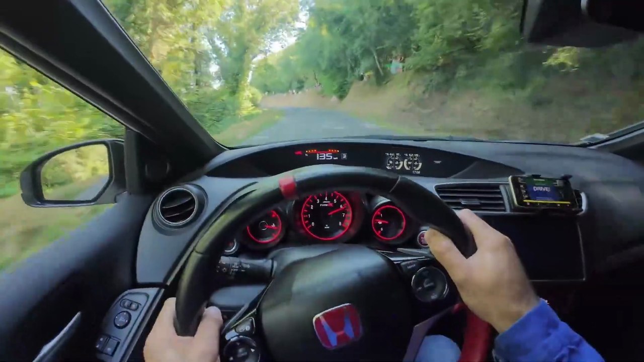 Course de côte Loc-Eguiner Landivisiau 2025 , Honda Civic Type R Fk2 (démonstration)
