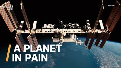 Seen From Space! Dried-Up Lakes and Burning Forests Are Both a Sight to See