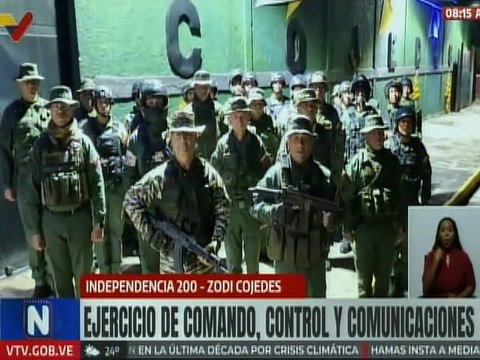 ZODI Cojedes se despliega en los nueve municipios para mantenimiento y conservación de su fuerza