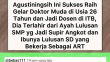 wanita anak supir angkot sukses raih gelar doktor di usia muda #shorts