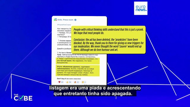Passaportes russos e joias à venda: como a Internet enlouqueceu com notícias falsas sobre o assalto ao Louvre