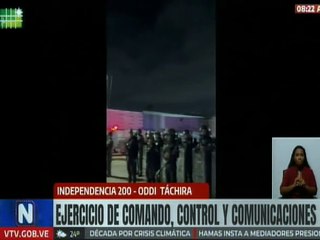 ODDI Táchira activó Plan Independencia 200 con más de 13 mil hombres y mujeres desplegados