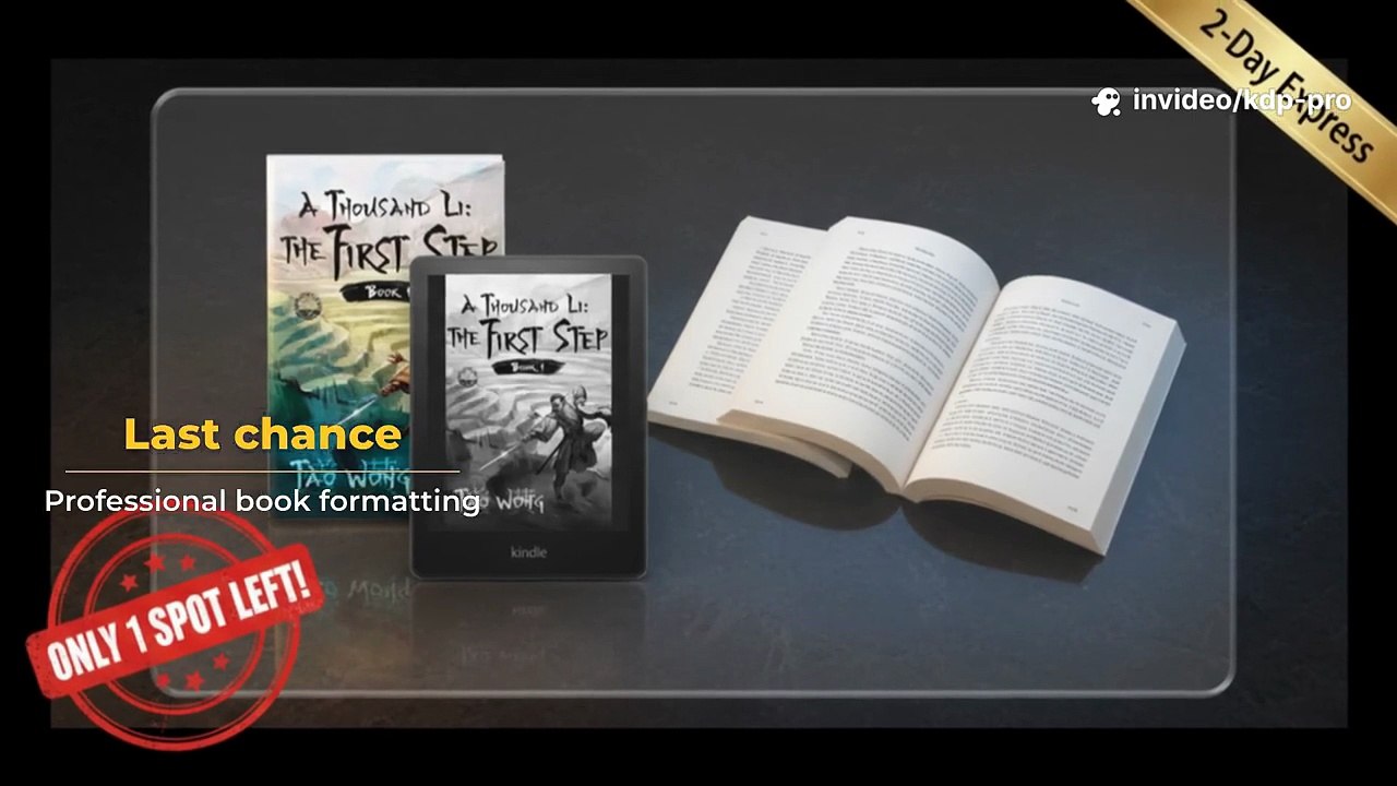 💡 eBook & Print Formatting + Custom Cover for $50 – Amazon KDP Ready