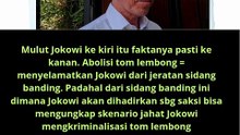 waktu akan membuktikan Pak Jokowi bohong atau tidak