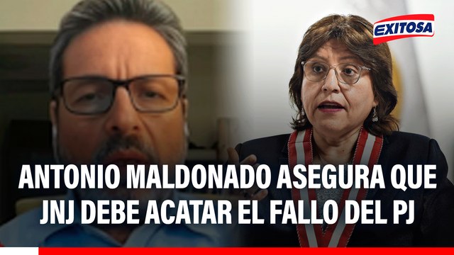 Antonio Maldonado asegura que JNJ debe acatar el fallo del PJ y reponer a Delia Espinoza: No le queda otro camino