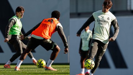 El Real Madrid entrena en Valdebebas con las ausencias de los internacionales
