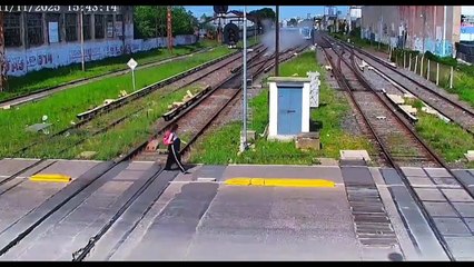Así fue el descarrilamiento en Liniers