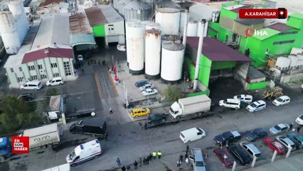 Afyonkarahisar'da yağ fabrikasında patlama