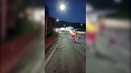 Cenário de guerra! Vídeo mostra violência de acidente com morte, incêndio, destruição e 15 pessoas feridas