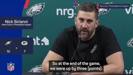 Eagles' Sirianni defends risky late-game decision