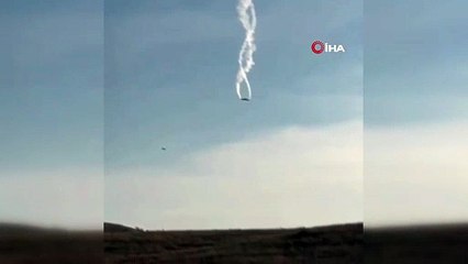 Türkiye\'ye ait C130 tipi askeri kargo uçağı Gürcistan\'da düştü