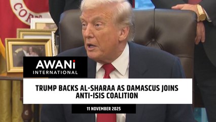 Trump backs al-Sharaa as Damascus joins anti-ISIS coalition