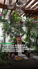 La salteña boliviana sorprende y conquista al vicecanciller de EE.UU. 🇧🇴