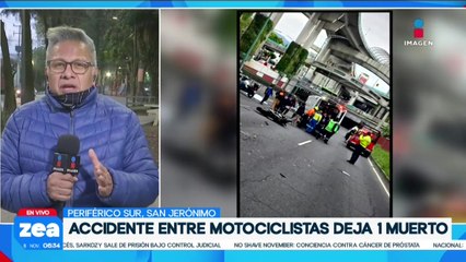 Motociclista muere tras impactarse en Periférico Sur
