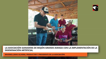 La Asociación Ganadera de Mojón Grande avanza con la implementación de la inseminación artificial