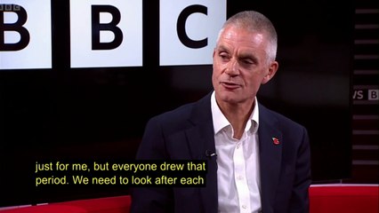 Tim Davie admits times are difficult for the BBC
