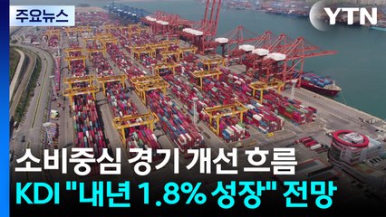 소비중심 경기 개선 흐름...KDI "내년 1.8% 성장" 전망 / YTN