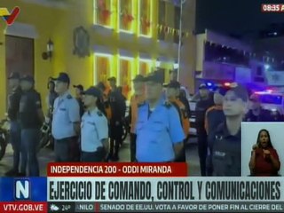 ODDI Miranda ejecuta ejercicios para velar por las instalaciones estratégicas y preservar la paz