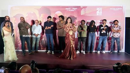Kamakshi Bhaskarla Speech @ 12A Railway Colony Grand Theatrical Trailer Launch Event