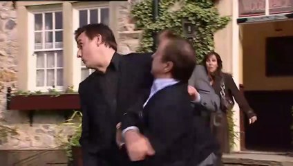 Emmerdale Grayson Punches Matthew King 27th November 2007