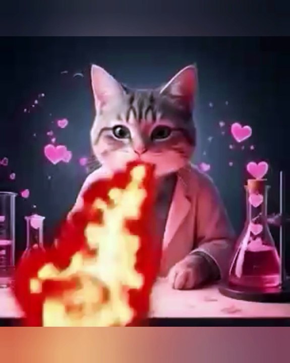 Cat amazing strange look like