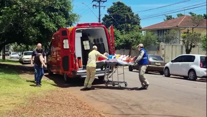 Idosa é socorrida após sofrer queda em residência no São Cristóvão