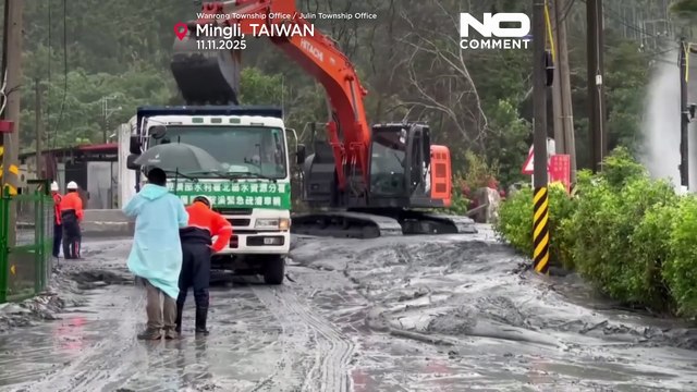 Taiwan na rota da tempestade tropical Fung-Wong, com ventos fortes e chuva intensa