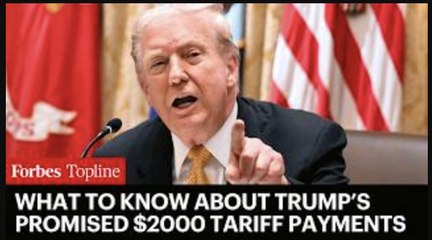Trump Promises ‘At Least $2000’ Tariff Dividend Payments Directly To Americans