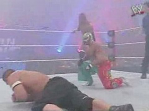 Cena & hhh vs angle & orton & mysterio