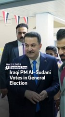 Iraqi PM Al-Sudani Votes in General Election