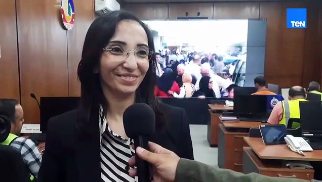 لقاء مع الدكتورة جاكلين عازر محافظ البحيرة من داخل مركز التحكم والسيطرة