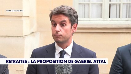 Retraites : la proposition de Gabriel Attal