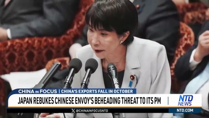 Japan Rebukes Chinese Envoy’s Beheading Threat to PM Takaichi