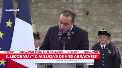 L'hommage de Sébastien Lecornu, à Vernon