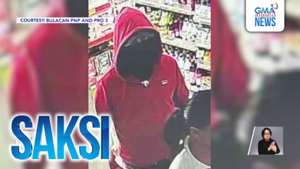 Opisyal ng North Caloocan Police na nangholdap sa convenience store, patay sa engkuwentro | Saksi