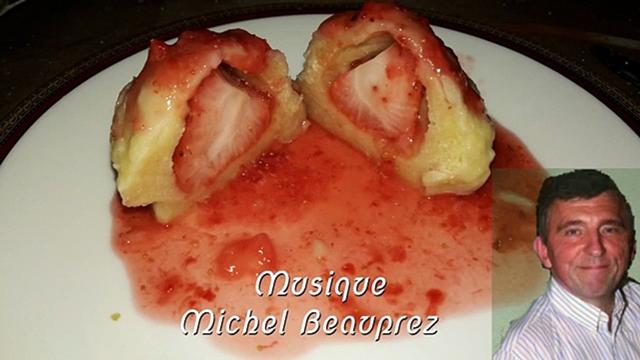 Recette Polonaise kluskis a la fraise