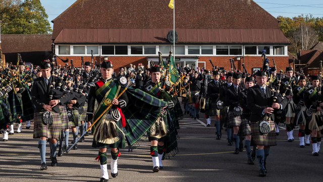 Watch as Gordon’s School holds Remembrance Service and parade