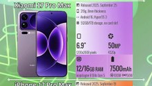 Honor Magic8 Pro vs Xiaomi 17 Pro Max vs iPhone 17 Pro Max