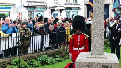 Remembrance Sunday and Armistice Day in Brecon photographs
