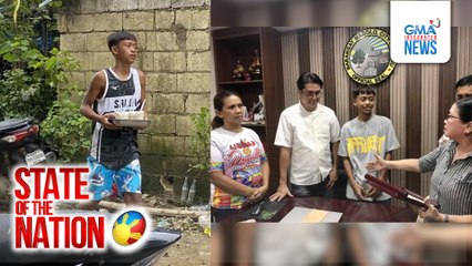Binatilyo, ni-rescue ang mahigit 50 katao sa kasagsagan ng Bagyong Tino | SONA