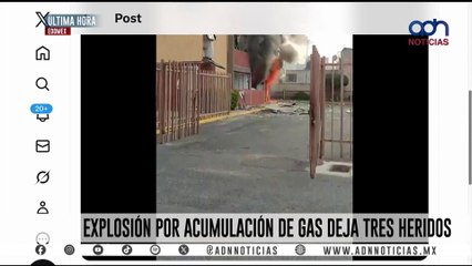 🚨¡Última Hora! Una explosión por gas sacudió un edificio en Tlalnepantla y dejó 3 personas heridas