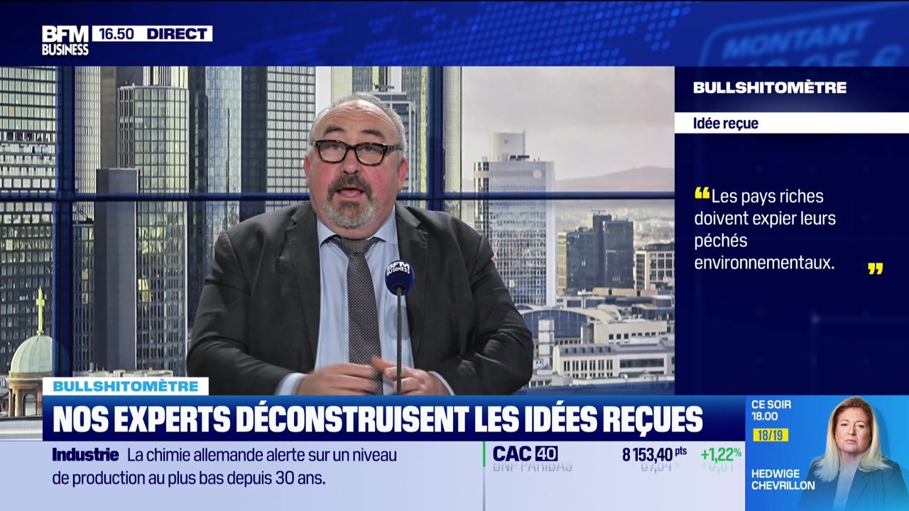 Bullshitomètre : "L'Europe doit expier ses péchés environnementaux" - FAUX répond Emmnanuel Lechypre - 11/11