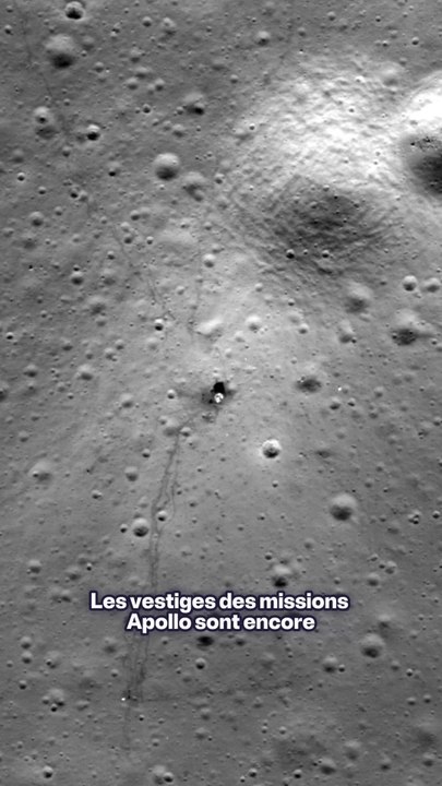 Les vestiges des missions Apollo sont encore visibles sur la Lune !